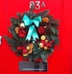 Christmas_Door_Wreath1 flower decorations
