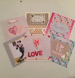Hand Made Valentines Gift Card - Large
