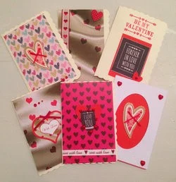 Hand Made Valentines Gift Card - Small