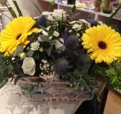 mothers day flower basket arrangement